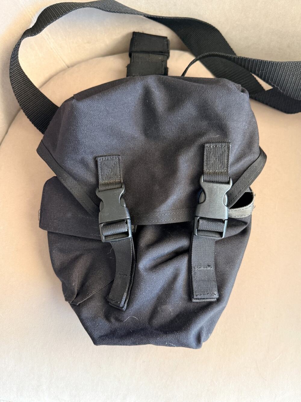 BLACKHAWK! Tactical MOLLE Dump Pouch with Adjustable Shoulder Strap Black